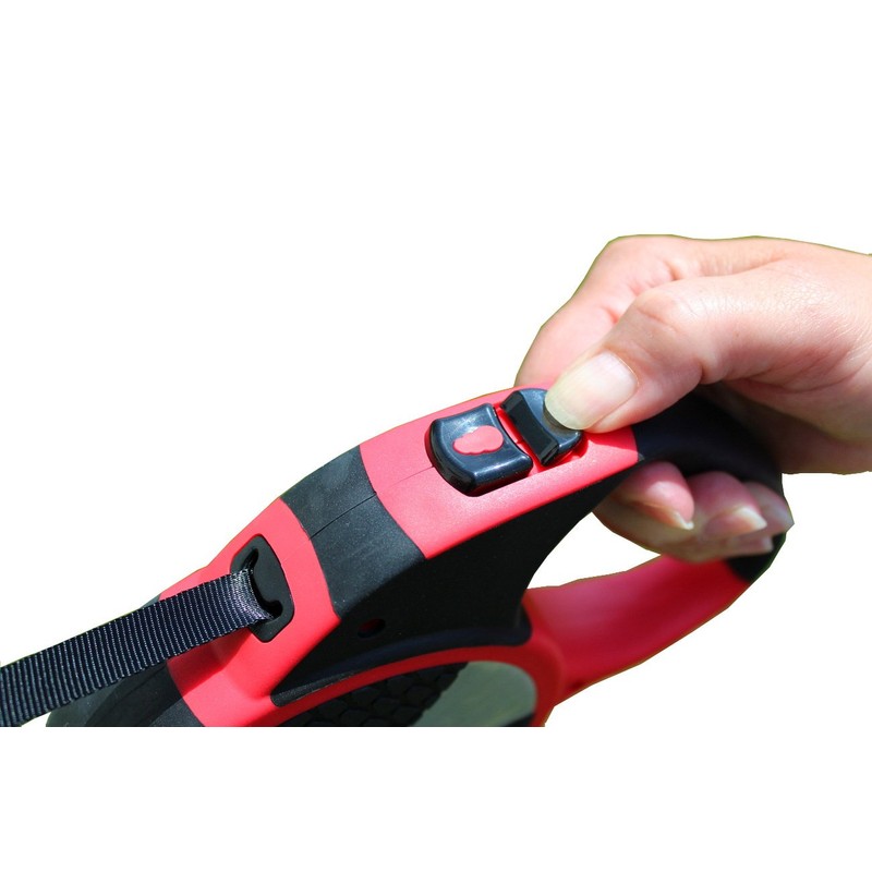 Alcott Kong Ultimate Retractable Dog Leash, Extra Large, Grey, 16'