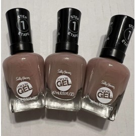 SALLY HANSEN Miracle Gel Step 1 Color #494 LOVE ME LILAC 3 BOTTLES