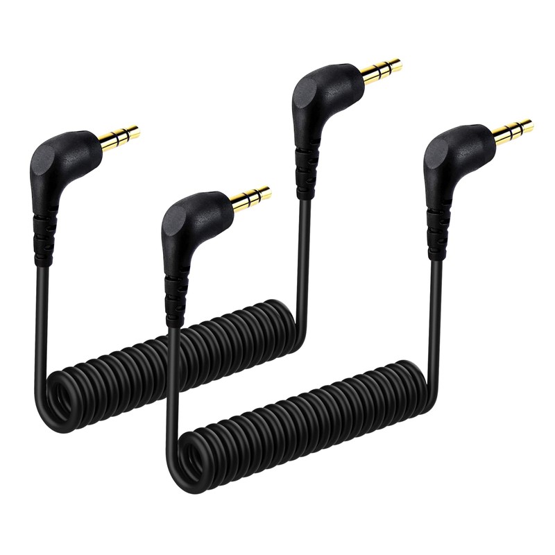 Paquete de 2 cables de micrófono de 0.1 in para