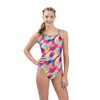 Dolfin Uglies Women's Print V Back 1-Piece (Haze, 36)