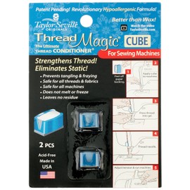 Taylor Seville Magic Cube Thread Conditioner, Blue 4.81 x 3.38 x 0.5