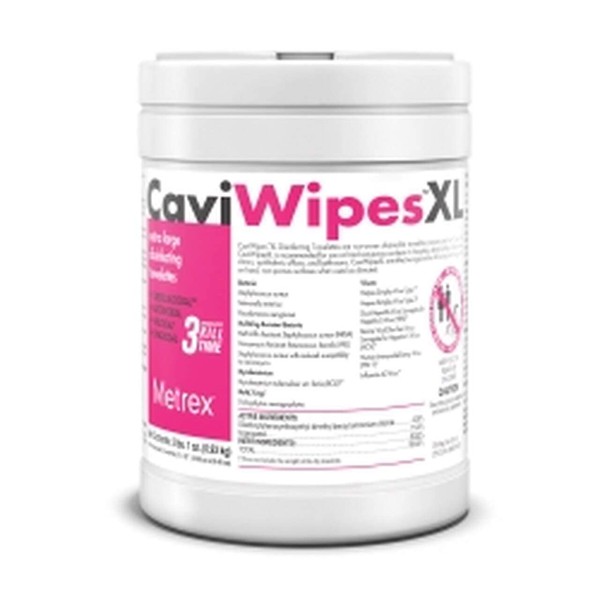 MTX CaviWipes Towelettes Disinfect X-Large Cn/66