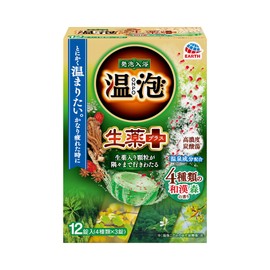 【医薬部外品】温泡 炭酸 入浴剤 生薬プラス 和漢森の香り 血行促進 ( 疲労回復 肩こり 腰痛 冷え性 )アース製薬