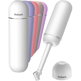 Redsack Bidé portátil Peri botella para mujeres, viajes, hombres, bidé personal de mano (Blanco)