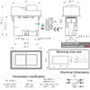 1-Pack KJD17 Electromagnetic Switch - 220V 16A 5-Pin SPDT Push