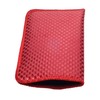 Calabria S187 Slim Soft Slip-in Eyeglass Case Burgundy Red Checker