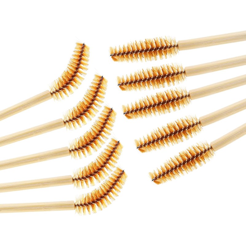 Tbestmax 150 Varitas de Mascara Desechables Cepillo de Pestañas Spoolies