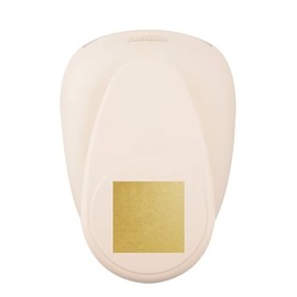 Vaessen Creative Motif Punch Square – 3.5 x 3.5 cm – Punch for Craft Paper, Coloured Paper, Scrapbook Paper or Decoupage Paper, White