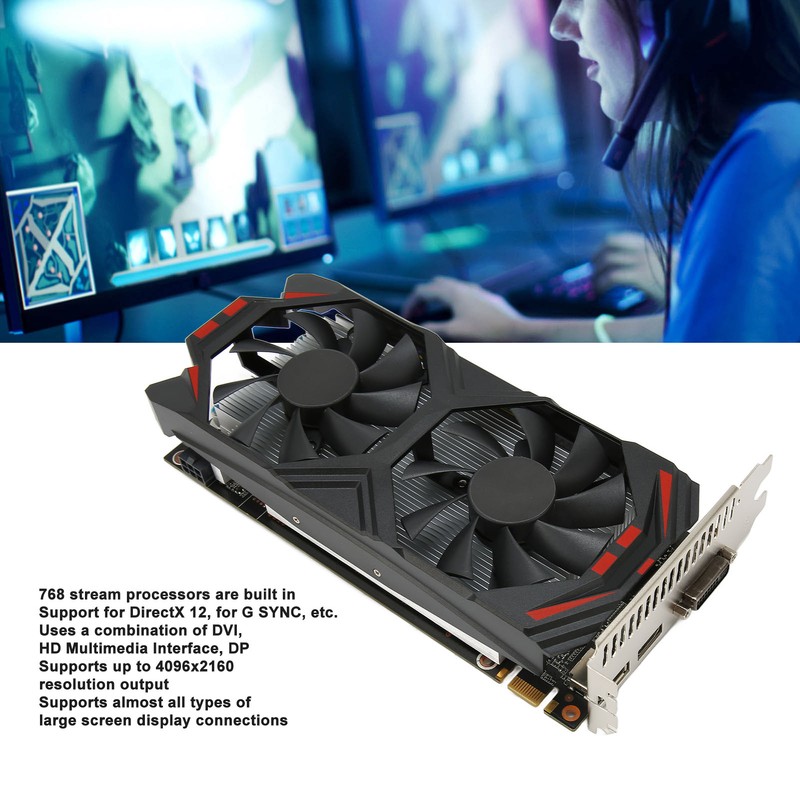 GTX950 2GB GDDR5 Graphics Card 128bit Support 4096x2160 DVI DP