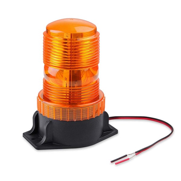 AT-HAIHAN Amber Emergency Hazard Warning Beacon Rooftop Strobe Light, 15W