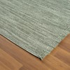 LUXE WEAVERS Solid Machine Woven Green 5x7 Area Rug, Indoor
