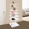 Spinning Shoe Rack, 6 Tier Rotating Shoe Rack Tower, 360