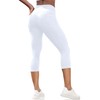 VOOVEEYA Capri Leggings for Women, High Waisted Yoga Pants with