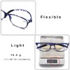 Mcoorn Lesebrille Schildpatt Flexibel Für Damen, Leichte Lesehilfe Biegsam Anti