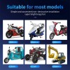 Par Luces Faros Auxiliares Led De Lupa Para Auto Moto
