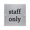 ViroDisplay® Standoff Aluminium Sign – 150 x 150mm – Premium