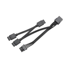 EKWB EK-Loop OmniLink D-RGB 3-Way Signal Splitter, Black, 3831109897515