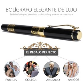 Boligrafo Elegante Caja de Regalo, Plumas de Gel Regalos para Hombre | Ejecutivos Profesionales, Oficina, Bolígrafos Bonitos, Caja De Regalo Elegante 