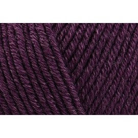 Sirdar Cashmere Merino Silk DK Crochet Yarn, Silk Wool Cashmere Blend Double Knitting Wool for Long-line Cardigans, Wraps, Swinging Ponchos- 50g Balls - Downton Violet (419) - Pack of 5