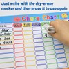 Chore Chart for Kids Dry Erase Reward Chart Reusable Self-Adhesive