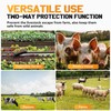 FarmNix Solar Electric Fence Kit for Livestock,10 Miles Fence Charger