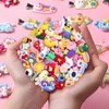 100Pcs Slime Charms | Cute Cartoon Bulk Flatback Resin Charms