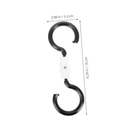 PACKOVE 2pcs Car Seat Hooks for Back Seat Organization Headrest Hangers for Bags and Groceries Easy Installation Car Accessories Optimized Vehicle Storage