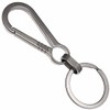Beaton_Japan Titanium Alloy Carabiner, Small Keychain, Key Ring, Rustproof, Hook,