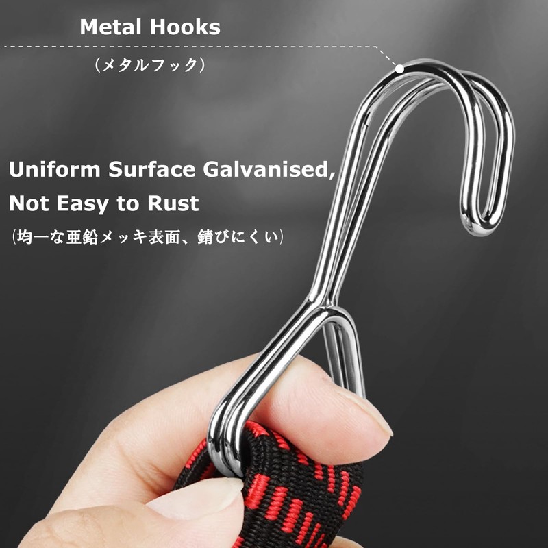 YAPJEB Cargo Elastic Strap, Elastic Strap, Luggage Fastening Straps, Prevents