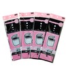 Polyethylene Bags, Anti-odor Treated, Black, Toilet, 30 Bags x 4