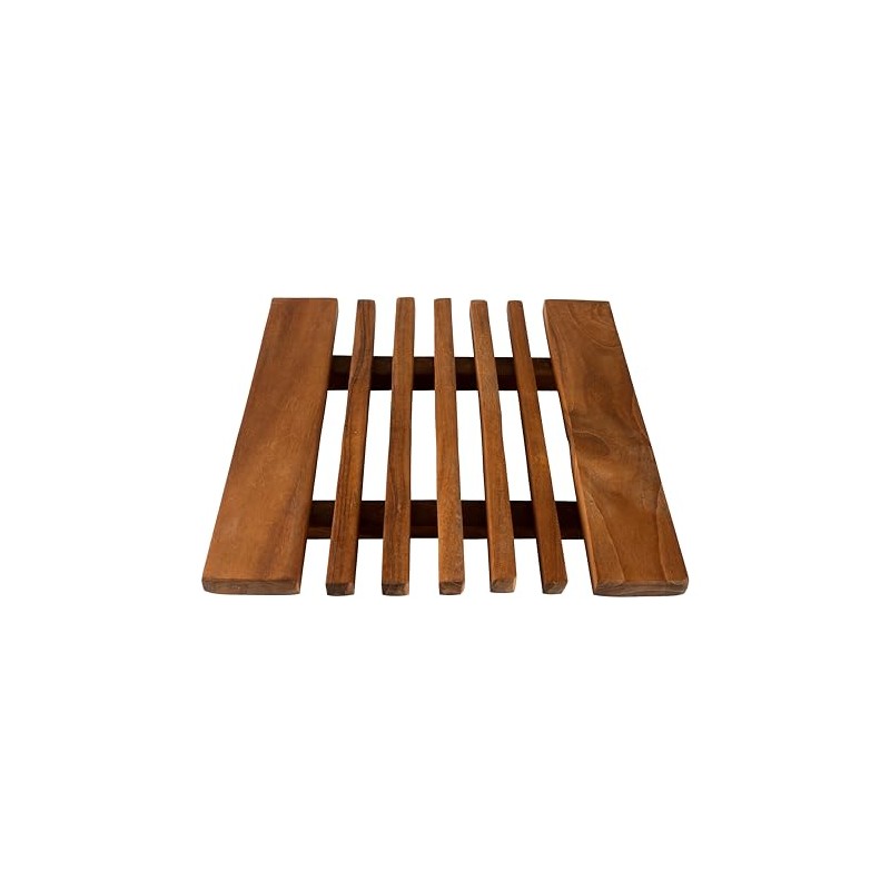 CCcollections Premium Teak Wood Heat Resistant Trivet Mat for Hot