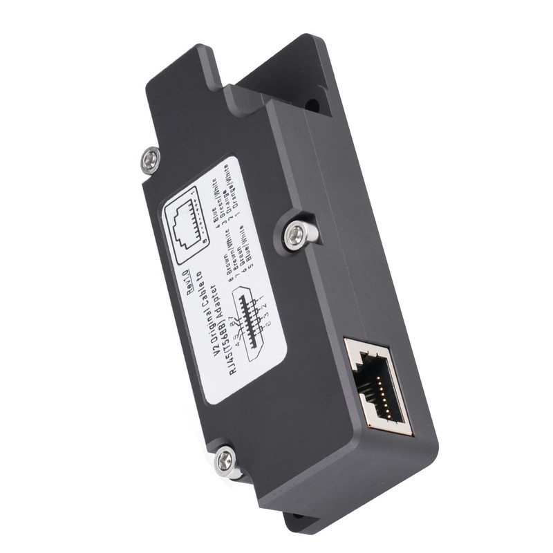 Ethernet Adapter with CAT 8 Cable T568B Pin Fast Connection