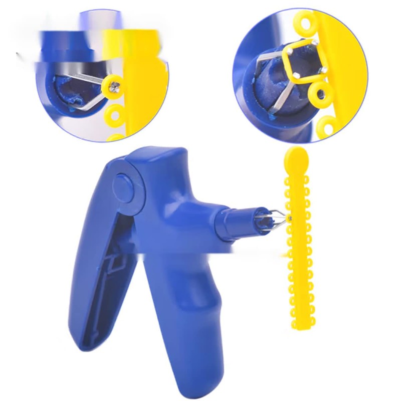 Orthodontic Ligature Ties Kit - 1040 Multi-Color Rubber Bands with