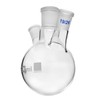 EISCO Distilling Flask, 250ml - 3 Angled Necks, 24/29 Center,