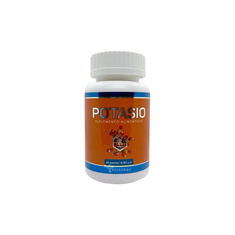 Suplemento Nutricional Gluconato De Potasio Ultra Soya 60 Tabletas Vegano