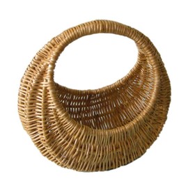 Red Hamper C014 Wicker Shopping Basket Gondola Basket Small