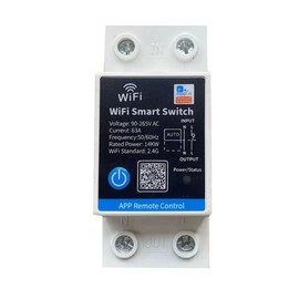 Aswalling 63A Smart Switch Relay APP Remote Control Timer Din Rail 2P Smart Switch Works with for //Salute