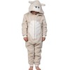 Wunsy Kid's Onesie Fully Super Soft Sheep Lamb All-in-One Fleece