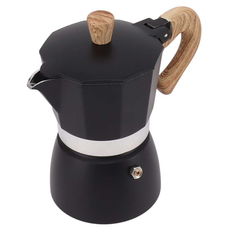 Moka Coffee Pot Octagonal Aluminum Classic Portable Hand Brewing Coffee