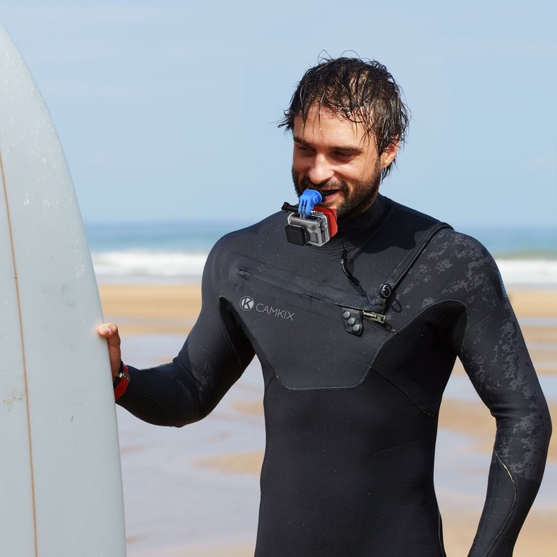CAMKIX Surf Mouth Mount Kit compatible with Gopro Hero