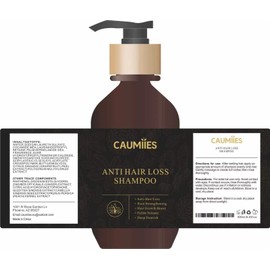 Caumies Herbal Anti-Hair Loss Shampoo for Thinning Hair | Refreshing Oil Control & Root Activation with Ginger & Polygonum Extract | Men & Women - 300ml