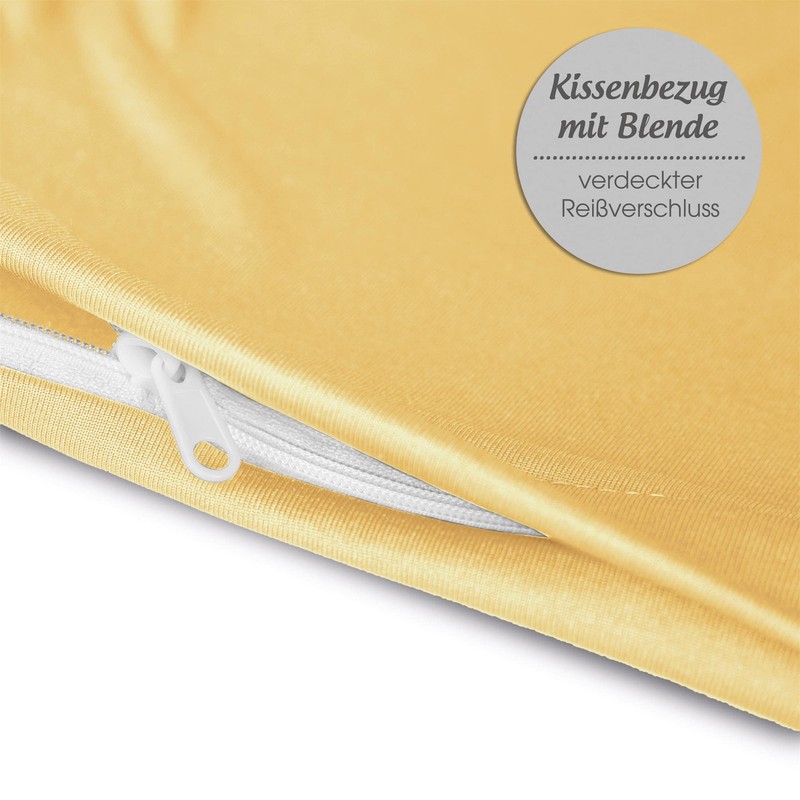 CelinaTex BeBasic Pillowcase Double Pack 40 x 145 cm Cream