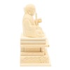木彫 Buddha 日蓮 Saints 座像 2.0 Dimension 桧木 15131 