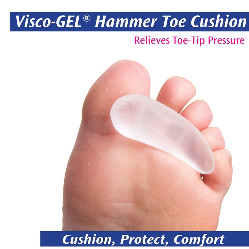 Pedifix PediFix Sticky Gel Hammer Foot Cushion, Small Left, Small