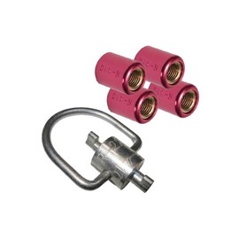 Novent R410A 4-Pack with Multi-Key: (4) 1/4" R410 Pink Caps & (1) Novent Multikey # 86698