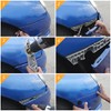 4PCS Universal Vehicle Hood Pins, Quick Release License Plate Lock