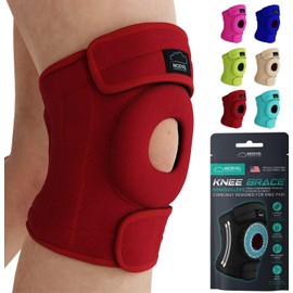 MODVEL Knee Brace for Women & Men with Side Stabilizer - Patella Gel Pad Sleeve - Knee Braces for Women Plus Size for Flexibility & Comfort