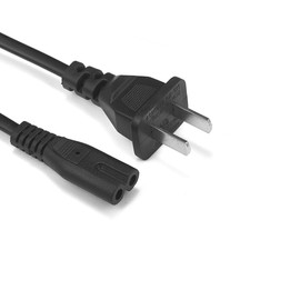 WICAREYO 2M/6.5FT 2 Prong Power Cord for PartyBox 100 200 300 1000 310 Party Box Wireless Bluetooth Speaker Audio System Soundbar Power Cable Replacement