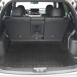 Premium Cargo Liner for Mitsubishi Outlander ES SE Sel 2022-2024 Crossover - 100% Protection - Custom Fit Car Trunk Mat - All-Season Black Cargo Mat - 3D Shaped Laser Measured Trunk Liners