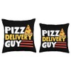Pizza Delivery Guy Funny Fast Food Lover Gift Throw Pillow